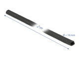 Delock Gewebeschrumpfschlauch 2 m x 10 mm Schrumpfungsrate 2:1 schwarz