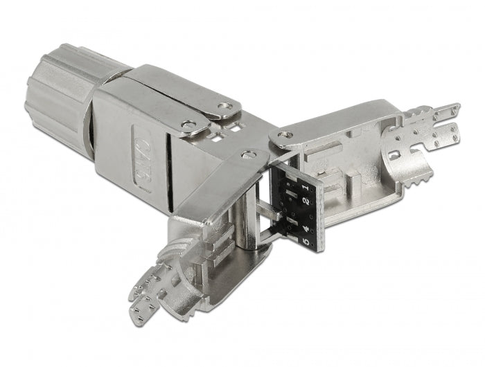 Delock Verbinder für Netzwerkkabel Cat.6 STP werkzeugfrei