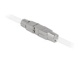 Delock Verbinder für Netzwerkkabel Cat.6 STP werkzeugfrei