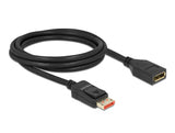 Delock DisplayPort Verlängerungskabel 8K 60 Hz 2 m