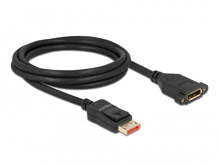 Delock DisplayPort Verlängerungskabel zum Einbau 8K 60 Hz 2 m