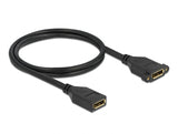 Delock DisplayPort 1.2 Kabel Buchse zu Buchse zum Einbau 4K 60 Hz 1 m