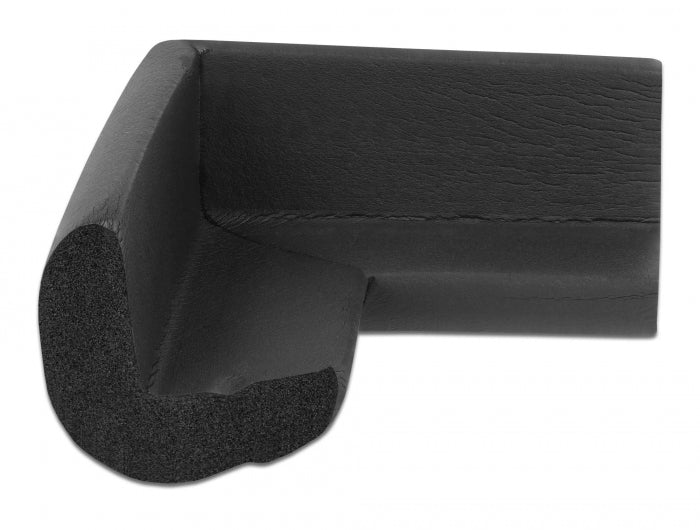 Delock Schaumstoff Kantenschutz selbstklebend 70 x 67 x 35 mm schwarz