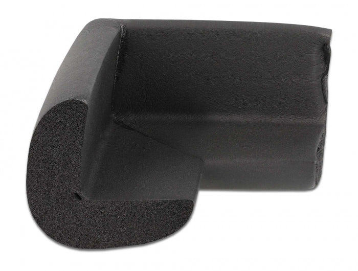 Delock Schaumstoff Kantenschutz selbstklebend 56 x 56 x 33 mm schwarz
