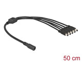 Delock Kabel DC Verteiler 5,5 x 2,1 mm 1 x Buchse > 5 x Stecker