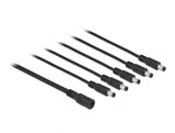 Delock Kabel DC Verteiler 5,5 x 2,1 mm 1 x Buchse > 5 x Stecker