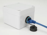 Delock Kabelverbinder RJ45 Buchse zu Cat.6A LSA mit Verschlusskappe wasserfest