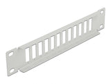 Delock 10″ LWL Patchpanel 12 Port für SC Duplex / LC Quad 1 HE grau