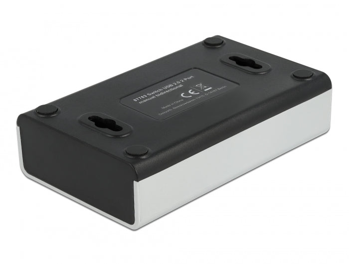 Delock Umschalter USB 2.0 mit 4 x Typ-B Buchse zu 1 x Typ-A Buchse manuell bidirektional