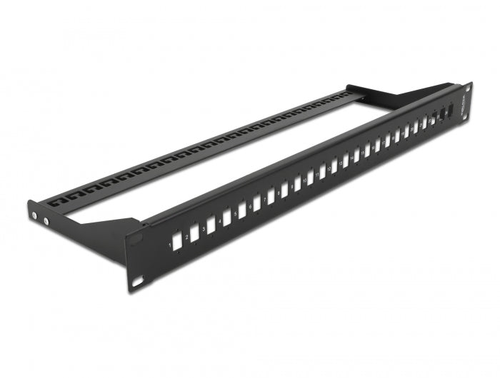 Delock 19″ LWL Panel für 24 x SC Simplex / LC Duplex