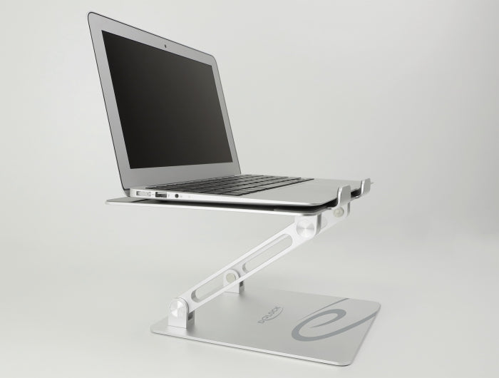Delock Tablet und Notebook Standhalterung verstellbar Aluminium