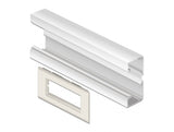Delock Easy 45 Modulträger für Geräteeinbaukanal 130 x 80 mm
