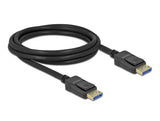 Delock DisplayPort Kabel 10K 60 Hz 54 Gbps Kunststoffgehäuse 2 m