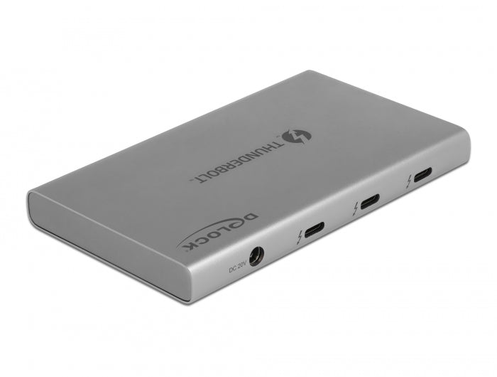 Delock Thunderbolt™ 4 Hub 3 Port mit zusätzlichem SuperSpeed USB 10 Gbps Typ-A Port - 8K