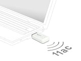 Delock USB Dualband WLAN ac/a/b/g/n Micro Stick 867 + 300 Mbps