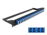 Delock 19″ LWL Patchpanel 24 Port LC Quad blau