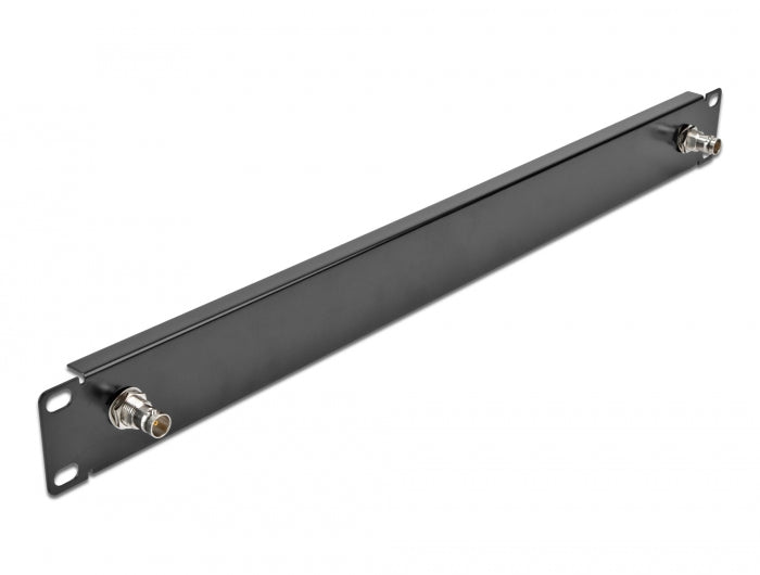 Delock 19″ Panel mit 2 x BNC Buchse 1 HE schwarz