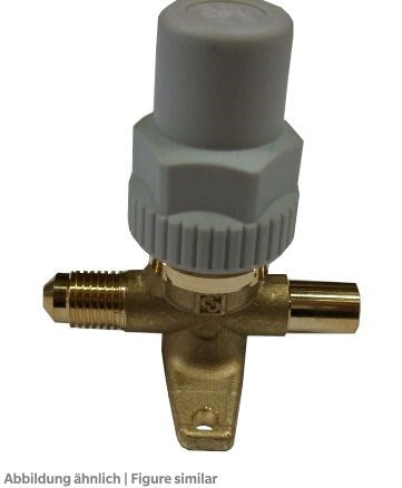 Handabsperrventil Castel 6012/22 6mm / 7/16" bördel/löt