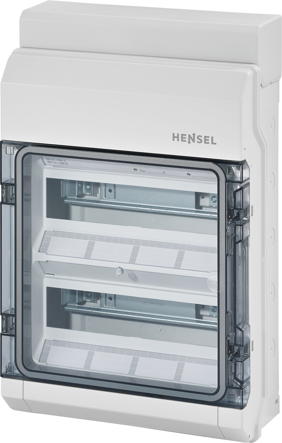 HENSEL Automatengehäuse AP 2x12TE Kst KV 9224 IP65 295x458x129mm ET93mm