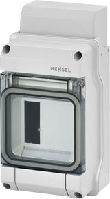 HENSEL Automatengehäuse AP 1x3TE Kst KV 9103 IP65 102x197x92mm ET72mm