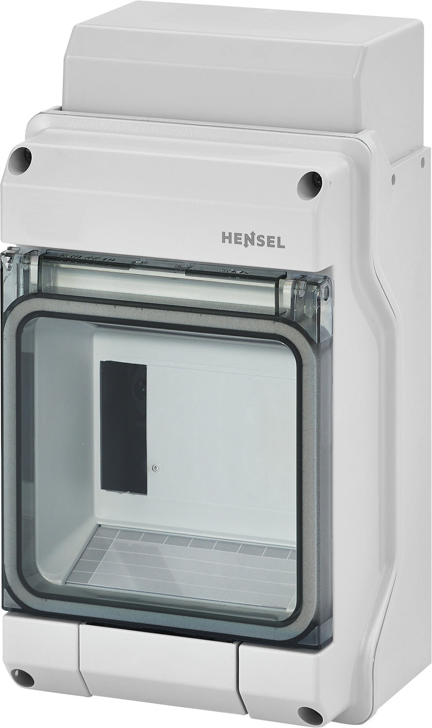 HENSEL Automatengehäuse AP 1x4,5TE Kst KV 9104 IP65 126x228x111mm ET93mm