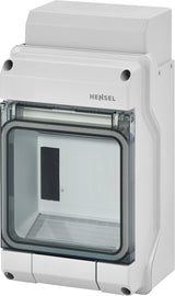 HENSEL Automatengehäuse AP 1x4,5TE Kst KV 9104 IP65 126x228x111mm ET93mm
