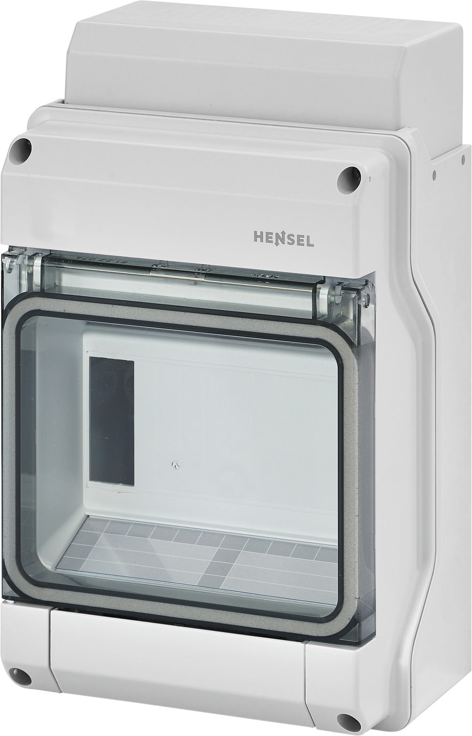 HENSEL Automatengehäuse AP 1x6TE Kst KV 9106 IP65 146x238x111mm ET93mm