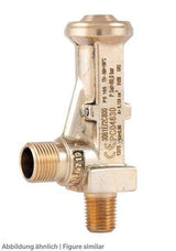 Sicherheitsventil Castel 3061E/4C 90bar in 1/2"NPT/out G 1/2", kd=0,90, Ø4,5mm