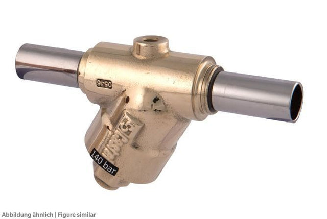 Filter 4728E/M22,140bar,BW 22mm-40/+140 Messing m. VA-Stahl-Ans. Kv=6, 200 µm