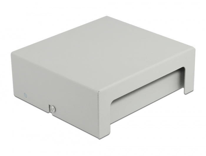 Delock Keystone Patchpanel 6 Port grau