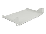 Delock 10″ Fachboden für Netzwerkschrank 1 HE grau