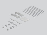 Delock Keystone Patchpanel 8 Port grau