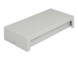 Delock Keystone Patchpanel 12 Port grau