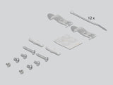 Delock Keystone Patchpanel 12 Port grau