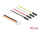 Delock Conversion IOT Grove Kabel 4 Pin Stecker zu 4 x Jumper Buchse 40 cm