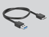 Delock Externes Gehäuse für 2.5″ SATA HDD / SSD mit SuperSpeed USB Typ Micro-B Buchse - werkzeugfrei