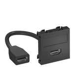 BETTERMANN Einsatz HDMI 1f gr Klemmbef MTG-HD F SWGR1 m.Beschr.Feld