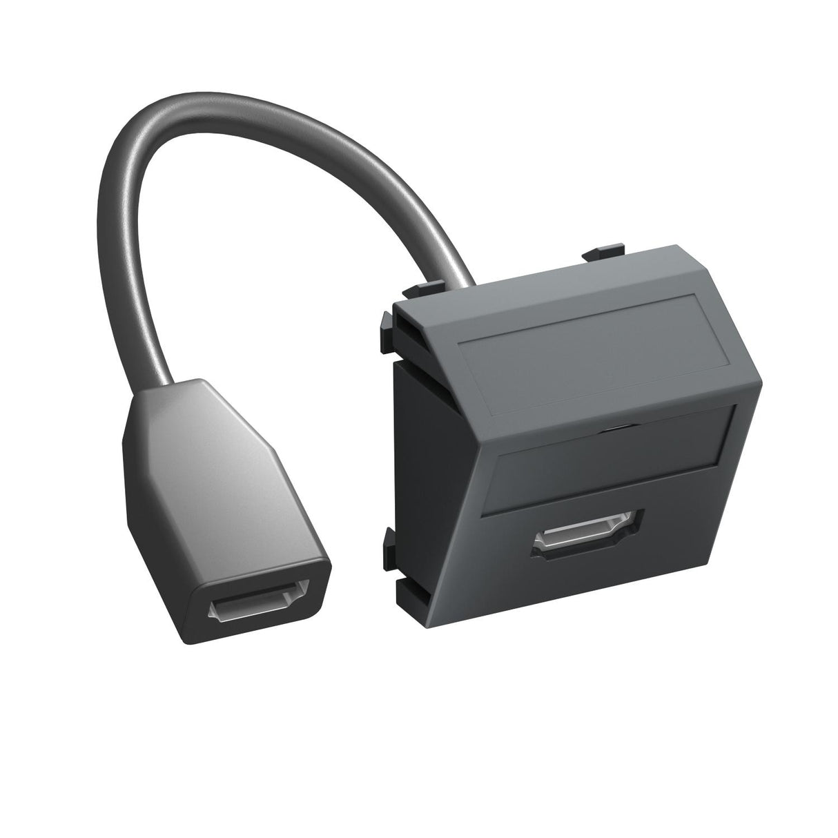 BETTERMANN Gehäuse HDMI 1f gr Klemmbef MTS-HD F SWGR1 m.Beschr.Feld