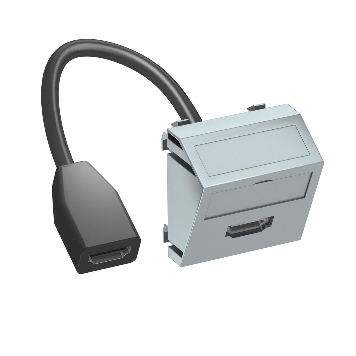 BETTERMANN Gehäuse HDMI 1f alu Klemmbef MTS-HD F AL1 m.Beschr.Feld
