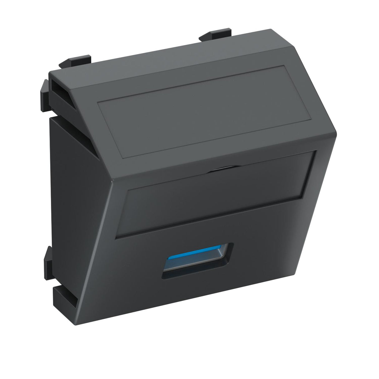 BETTERMANN Einsatz USB 1f gr Schraubbef MTS-U3A S SWGR1 m.Aufdr m.Beschr.Feld