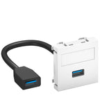 BETTERMANN Einsatz USB 1f rws Schraubbef MTG-U3A F RW1 m.Aufdr m.Beschr.Feld