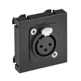 BETTERMANN Einsatz XLR 1f gr Klemmbef MTG-X3F L SWGR1 ohne Beschriftungsfeld