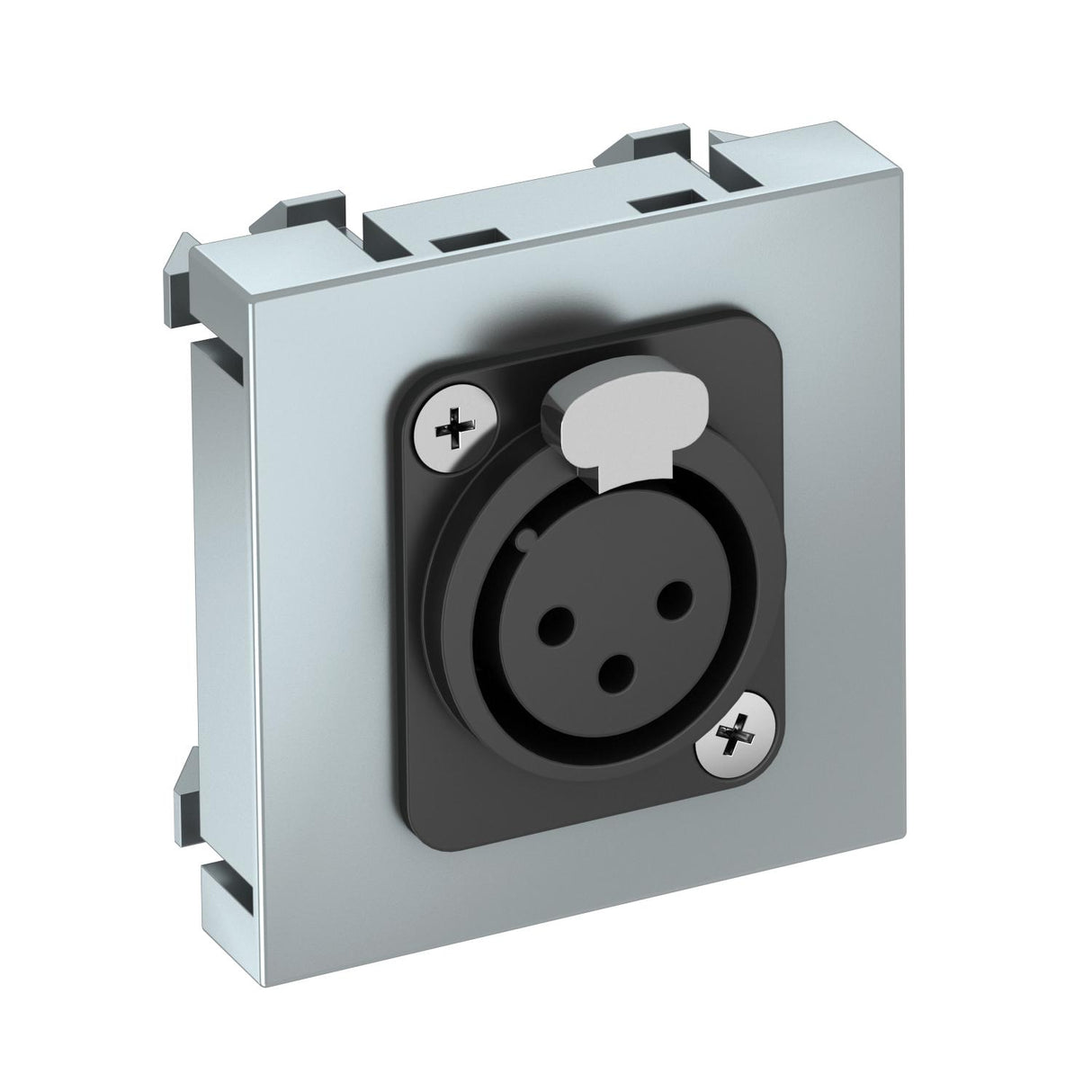 BETTERMANN Einsatz XLR 1f alu Klemmbef MTG-X3F L AL1 ohne Beschriftungsfeld
