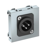 BETTERMANN Einsatz XLR 1f alu Klemmbef MTG-X3M L AL1 ohne Beschriftungsfeld