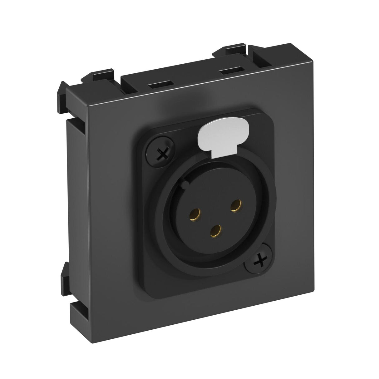 BETTERMANN Einsatz XLR 1f gr Klemmbef MTG-X3F S SWGR1 ohne Beschriftungsfeld