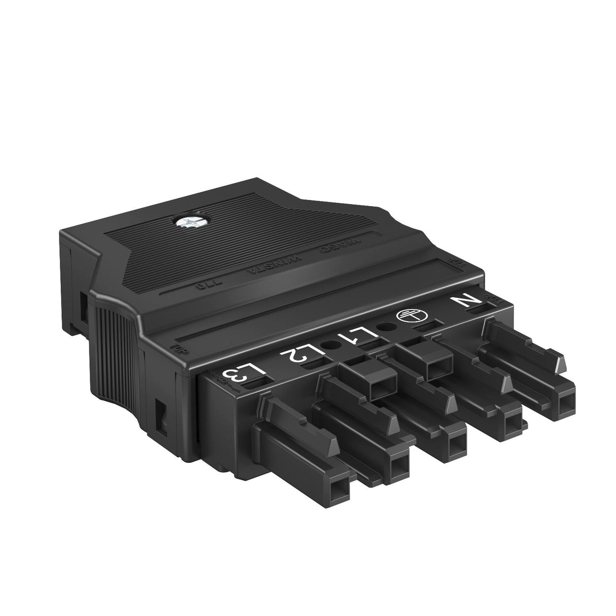 BETTERMANN Gerätebuchse 5p ger 250V 25A BT-WIN 5P SW Einb/steck 4qmm hfr