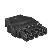 BETTERMANN Gerätestecker 5p ger 250V 25A ST-WIN 5P SW Einb/steck 4qmm hfr