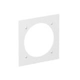 BETTERMANN Abdeckplatte Säule 1f Kst rws VH-P3 RW CEE 70x70mm RAL9010 hfr unbeh