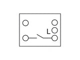 Delock Easy 45 Wippschalter 45 x 45 mm, weiß