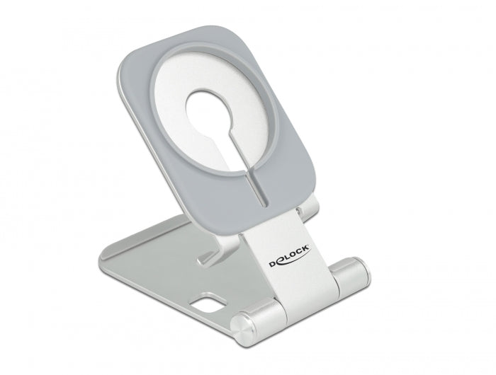 Delock Smartphone Standhalterung verstellbar für MagSafe Aluminium